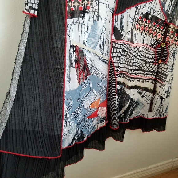 Vintage 90s patchwork dress - Picture 7 of 8